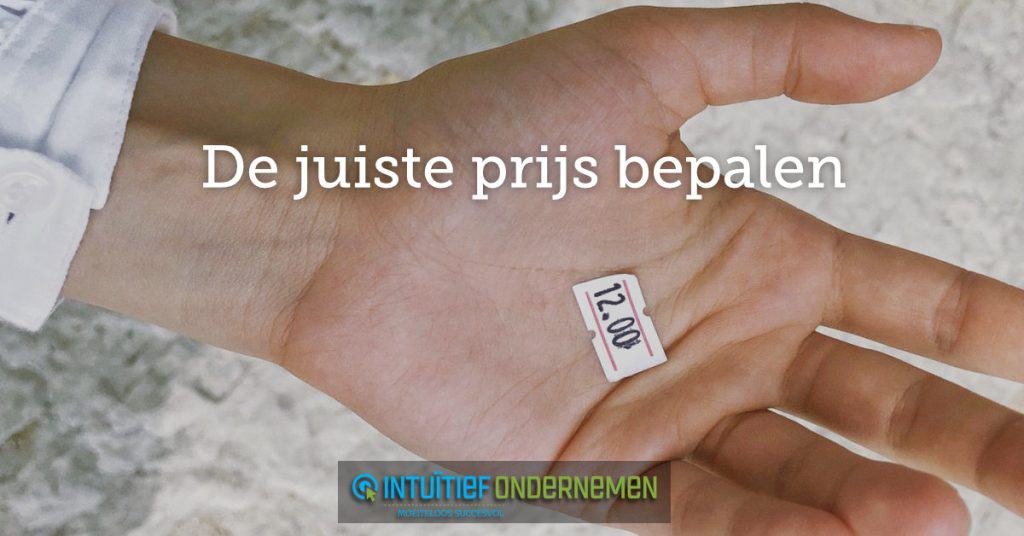 De juiste prijs bepalen